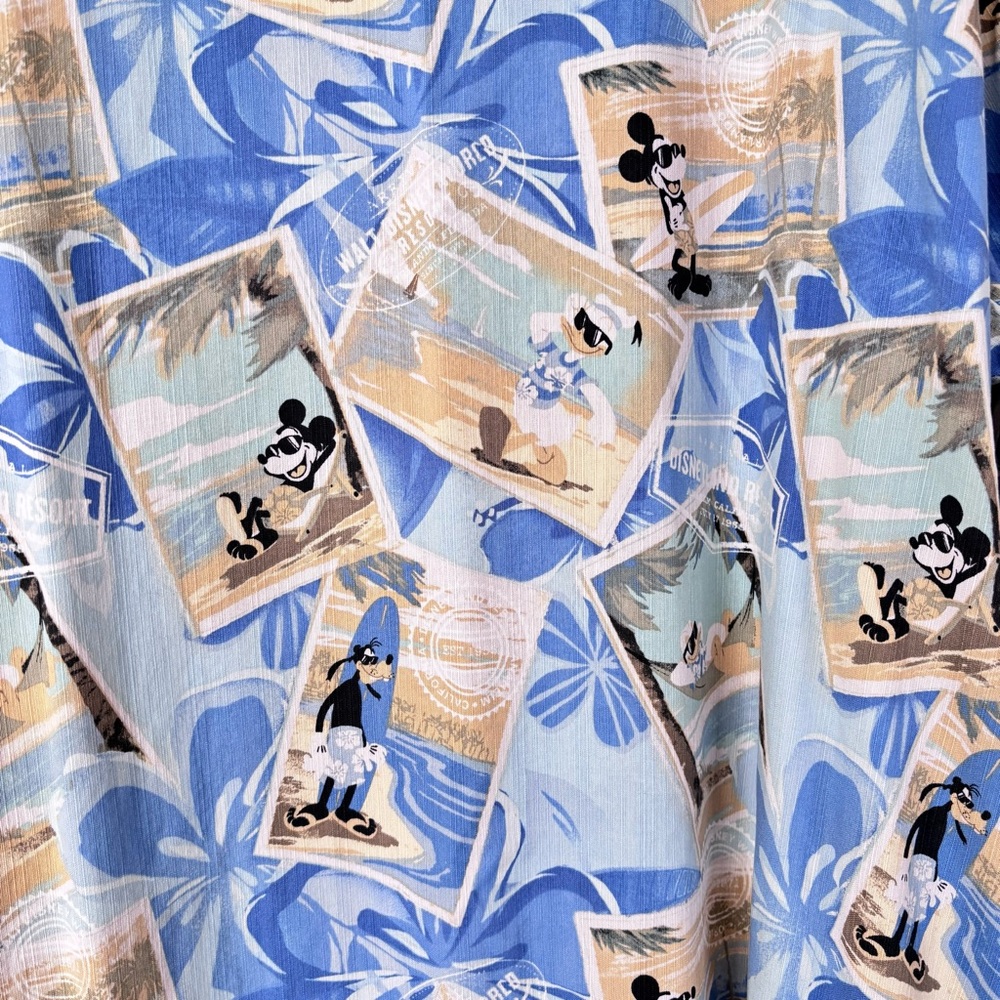 Disney by Tommy Bahama Hawaiin Camp Mickey Mouse and Friends Silk Shirt 3XL - Picture 14 of 16
